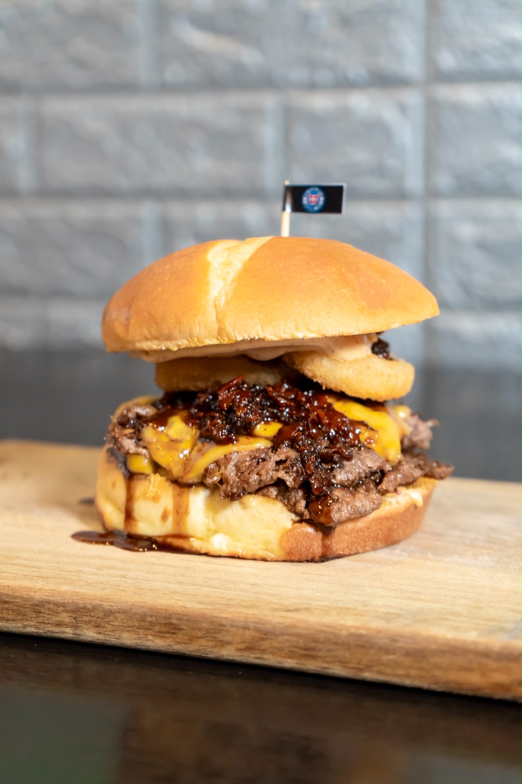 Hamburguesa Oklahoma City Smash